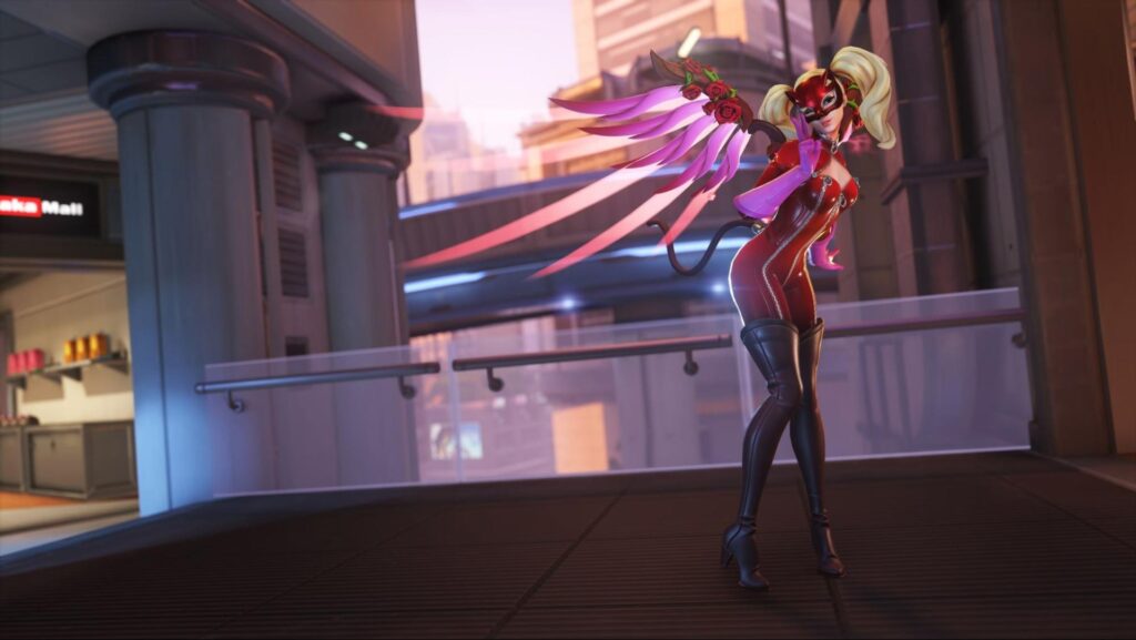 Mercy in Panther outfit