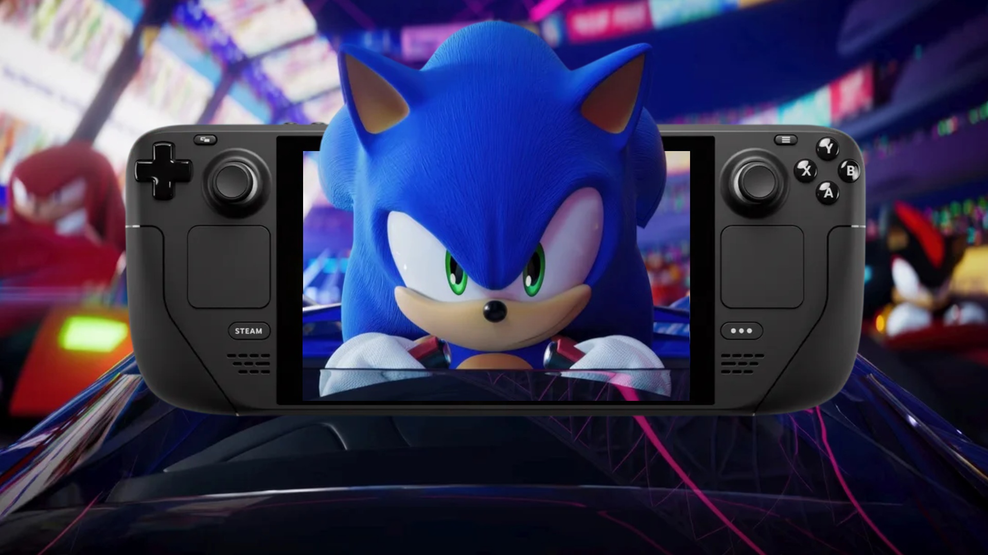 Sonic Racing CrossWorlds is at its lowest price, making it a worthwhile racer for your Steam Deck